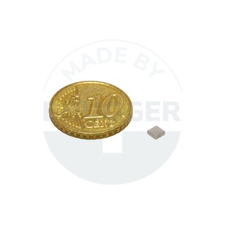 Blockmagnet aus NdFeB, bis 80°C | © Brugger GmbH