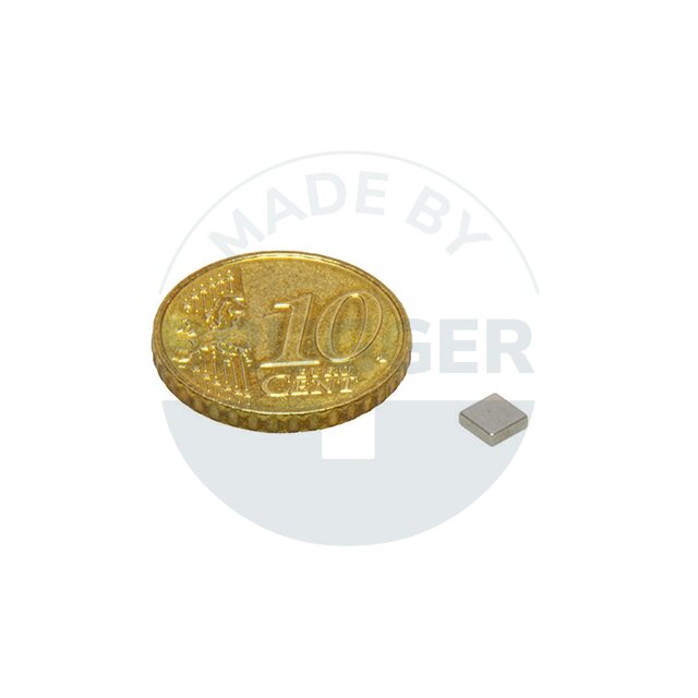 Blockmagnet aus NdFeB, bis 80°C | © Brugger GmbH