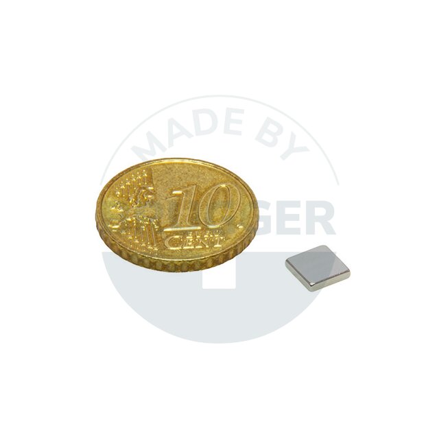 Blockmagnet aus NdFeB, bis 80°C | © Brugger GmbH