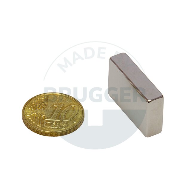 Blockmagnet aus NdFeB, bis 80°C | © Brugger GmbH