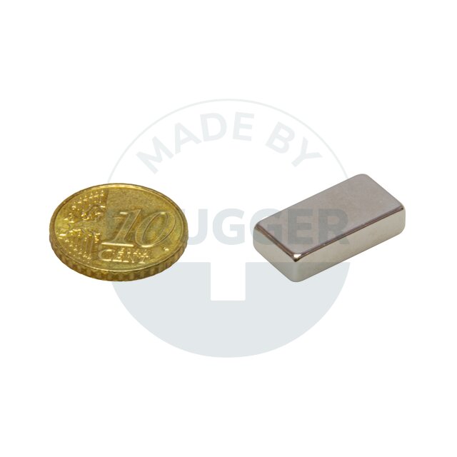 Blockmagnet aus NdFeB, bis 80°C | © Brugger GmbH