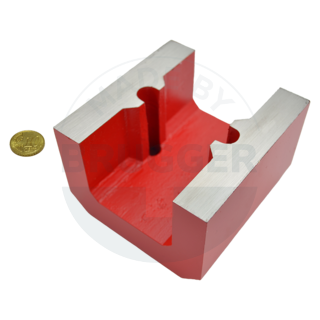 Hufeisenmagnet in Brückenform  rot | © Brugger GmbH