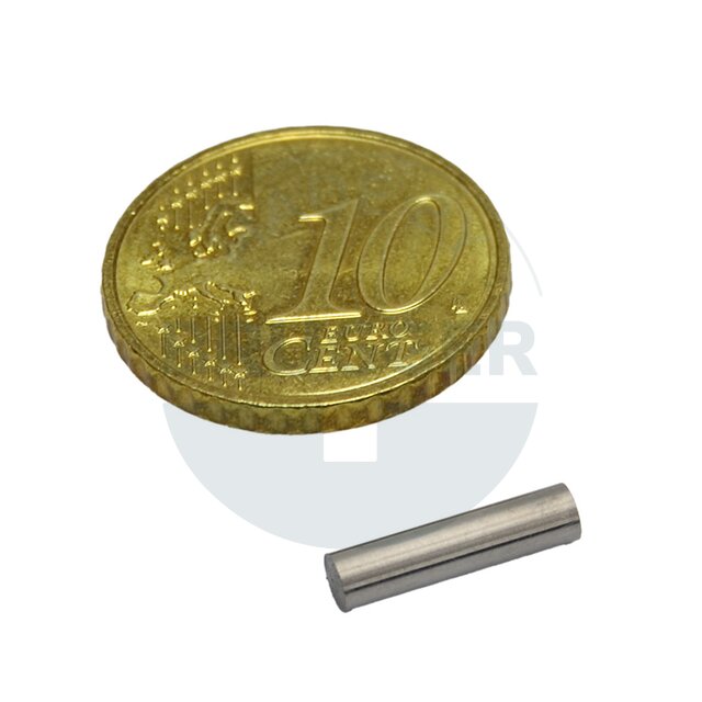Bar magnet cylinder shape 3x12mm | © Brugger GmbH