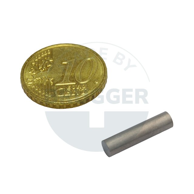 Bar magnet cylinder shape 4x16mm | © Brugger GmbH
