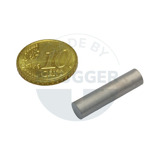 Bar magnet cylinder shape 6x24mm | © Brugger GmbH