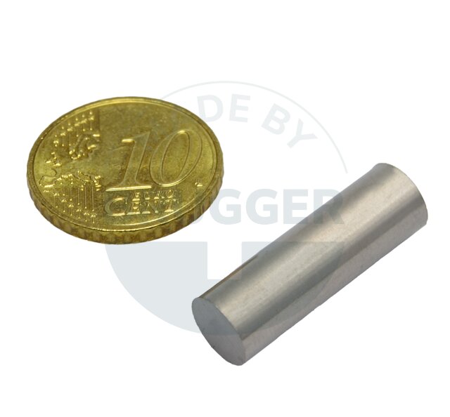 Bar magnet cylinder shape 8x25mm | © Brugger GmbH