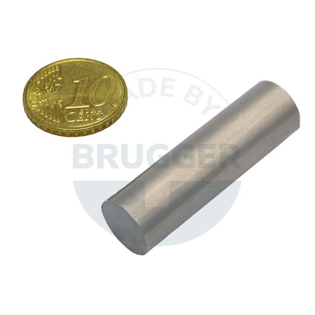 Bar magnet cylinder shape 12x40mm | © Brugger GmbH