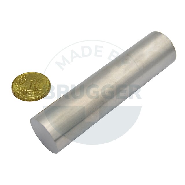 Bar magnet cylinder shape 20x80mm | © Brugger GmbH
