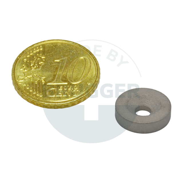 Ringmagnet mir Samarium Cobalt mit Senkung | © Brugger GmbH