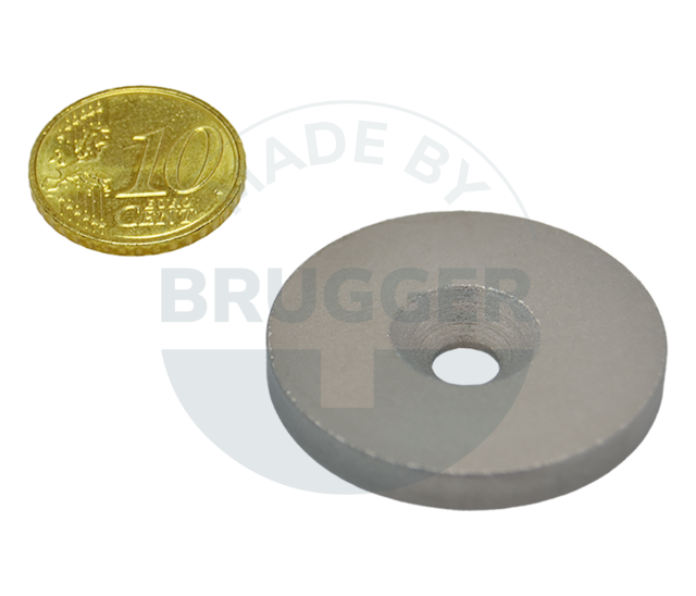 Ringmagnet mir Samarium Cobalt mit Senkung | © Brugger GmbH