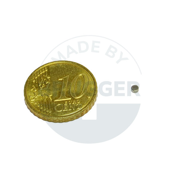 Scheibenmagnet aus NdfeB bis 80°C | © Brugger GmbH