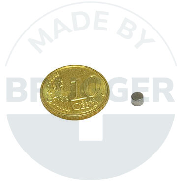 Scheibenmagnet aus NdfeB bis 80°C | © Brugger GmbH