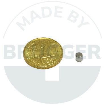 Scheibenmagnet aus NdfeB bis 80°C | © Brugger GmbH