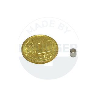 Scheibenmagnet aus NdfeB bis 80°C | © Brugger GmbH
