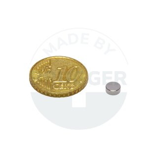 Scheibenmagnet aus NdfeB bis 80°C | © Brugger GmbH