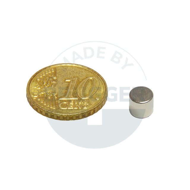 Scheibenmagnet aus NdfeB bis 80°C | © Brugger GmbH