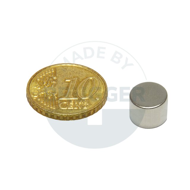 Scheibenmagnet aus NdfeB bis 80°C | © Brugger GmbH