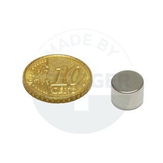 Scheibenmagnet aus NdfeB bis 80°C | © Brugger GmbH