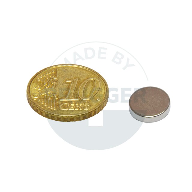 Scheibenmagnet aus NdfeB bis 80°C | © Brugger GmbH
