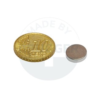 Scheibenmagnet aus NdfeB bis 80°C | © Brugger GmbH
