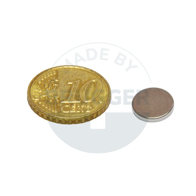 Scheibenmagnet aus NdfeB bis 80°C | © Brugger GmbH