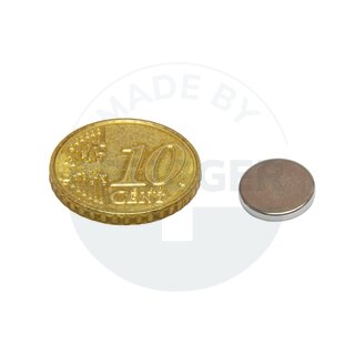 Scheibenmagnet aus NdfeB bis 80°C | © Brugger GmbH