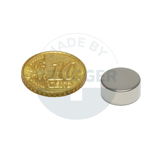Scheibenmagnet aus NdfeB bis 80°C | © Brugger GmbH