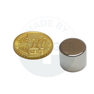 Scheibenmagnet aus NdfeB bis 80°C | © Brugger GmbH