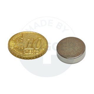 Scheibenmagnet aus NdfeB bis 80°C | © Brugger GmbH