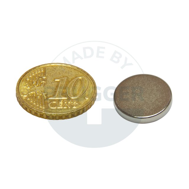Scheibenmagnet aus NdfeB bis 80°C | © Brugger GmbH