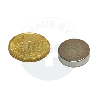 Scheibenmagnet aus NdfeB bis 80°C | © Brugger GmbH