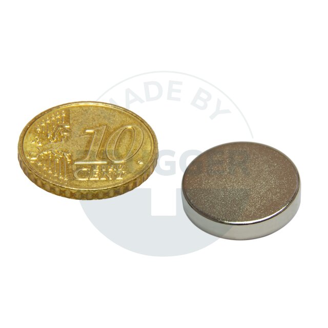 Scheibenmagnet aus NdfeB bis 80°C | © Brugger GmbH