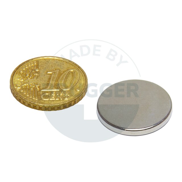 Scheibenmagnet aus NdfeB bis 80°C | © Brugger GmbH