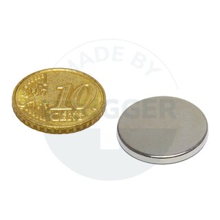Scheibenmagnet aus NdfeB bis 80°C | © Brugger GmbH
