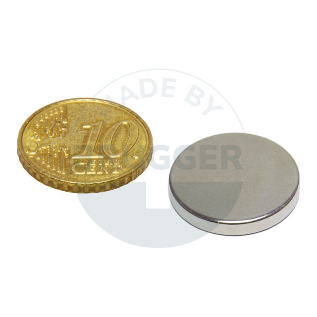 Scheibenmagnet aus NdfeB bis 80°C | © Brugger GmbH