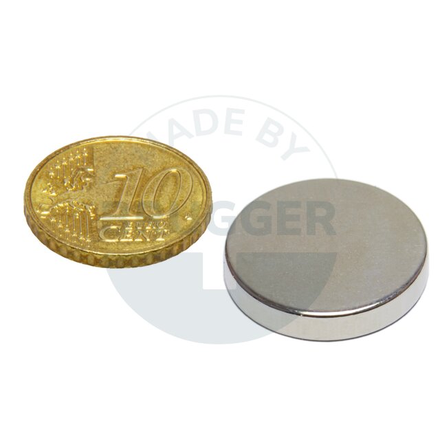 Scheibenmagnet aus NdfeB bis 80°C | © Brugger GmbH