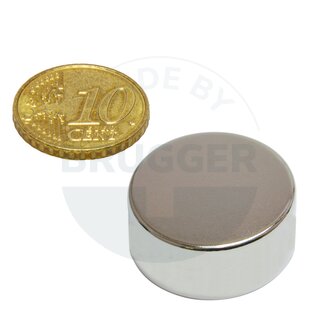 Scheibenmagnet aus NdfeB bis 80°C | © Brugger GmbH