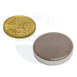 Scheibenmagnet aus NdfeB bis 80°C | © Brugger GmbH