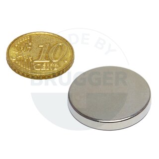 Scheibenmagnet aus NdfeB bis 80°C | © Brugger GmbH