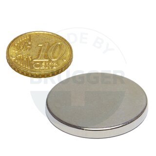Scheibenmagnet aus NdfeB bis 80°C | © Brugger GmbH