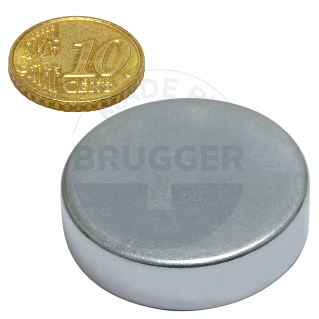 Scheibenmagnet aus NdfeB bis 80°C | © Brugger GmbH