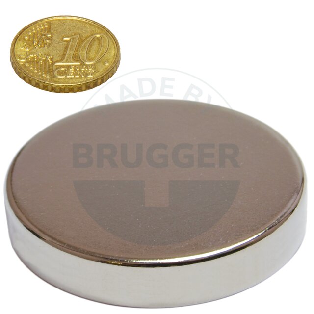 Scheibenmagnet aus NdfeB bis 80°C | © Brugger GmbH