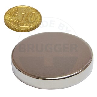Scheibenmagnet aus NdfeB bis 80°C | © Brugger GmbH