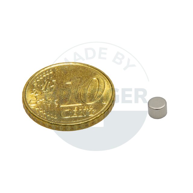 Scheibenmagnet aus NdfeB bis 80°C | © Brugger GmbH
