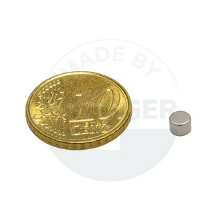 Scheibenmagnet aus NdfeB bis 80°C | © Brugger GmbH