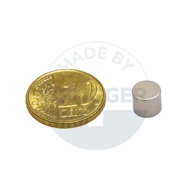 Scheibenmagnet aus NdfeB bis 80°C  | © Brugger GmbH