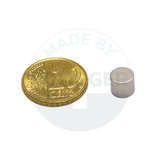 Scheibenmagnet aus NdfeB bis 80°C  | © Brugger GmbH