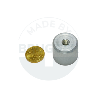 Bar grips of AlNiCo steel housing with internal thread galvanised 21mm | © Brugger GmbH