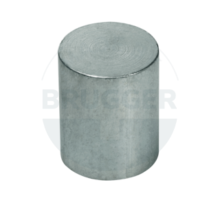 Bar grips of AlNiCo steel housing galvanised 20mm | © Brugger GmbH