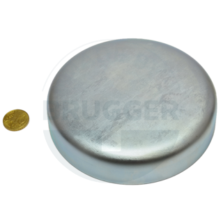 Pot magnet made of hard ferrite steel housing galvanised 125mm | © Brugger GmbH